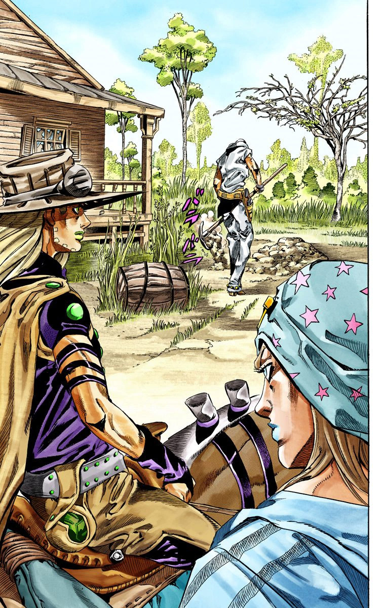 Read JoJo's Bizarre Adventure Part 7 Steel Ball Run Official Colored FR Manga Online