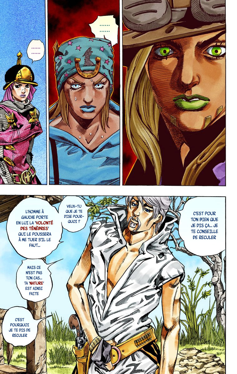 Read JoJo's Bizarre Adventure Part 7 Steel Ball Run Official Colored FR Manga Online