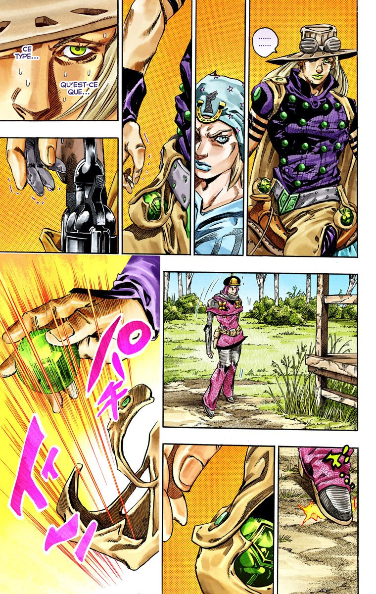 Read JoJo's Bizarre Adventure Part 7 Steel Ball Run Official Colored FR Manga Online