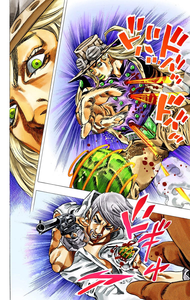 Read JoJo's Bizarre Adventure Part 7 Steel Ball Run Official Colored FR Manga Online