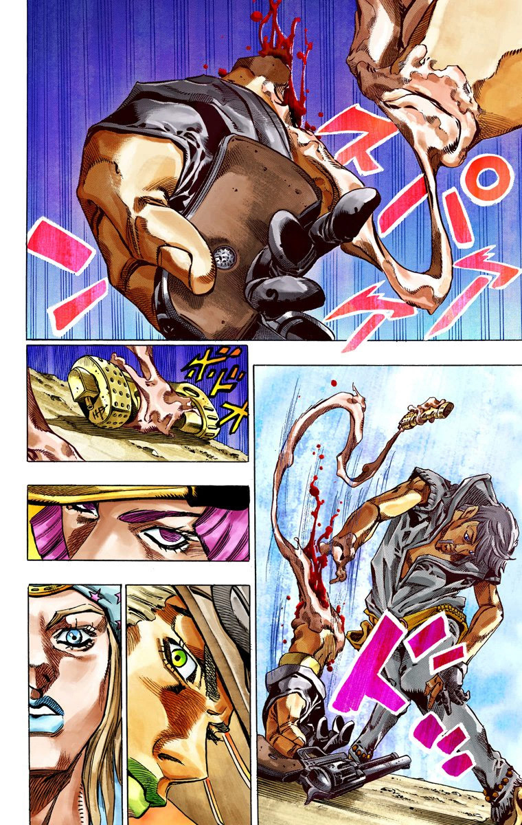 Read JoJo's Bizarre Adventure Part 7 Steel Ball Run Official Colored FR Manga Online