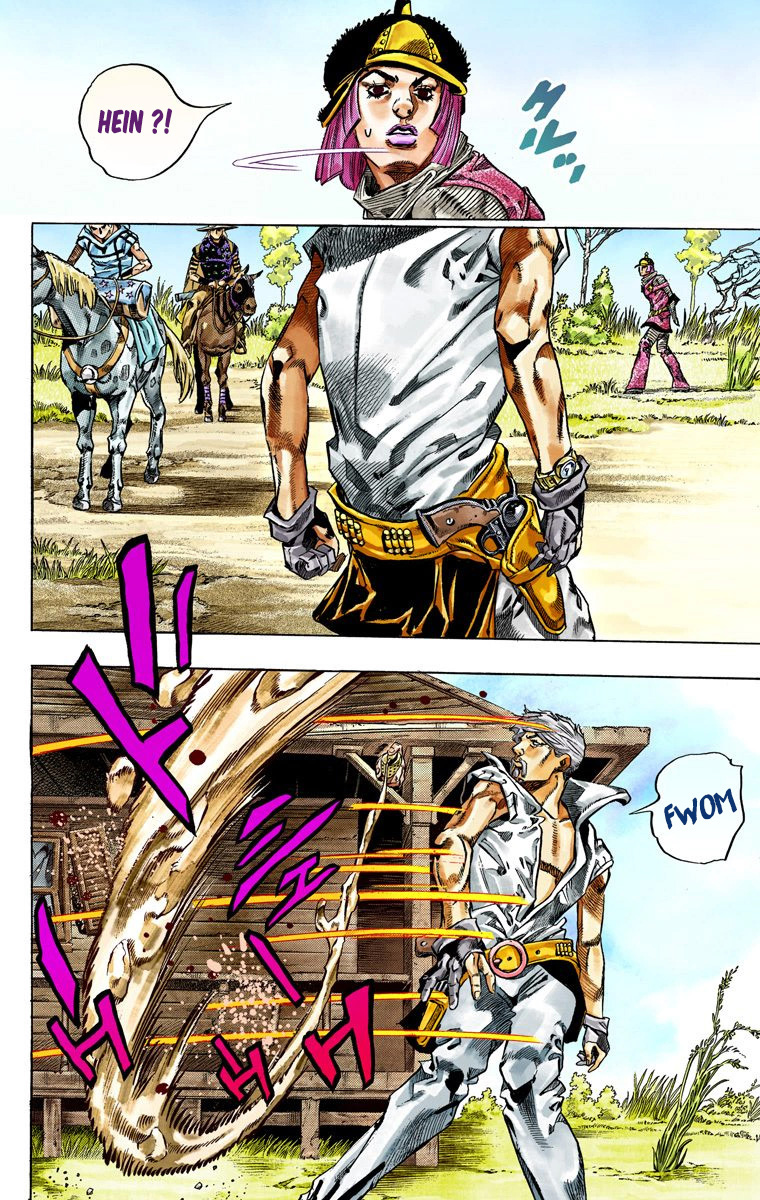 Read JoJo's Bizarre Adventure Part 7 Steel Ball Run Official Colored FR Manga Online