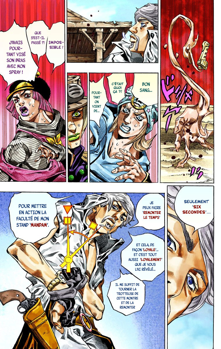 Read JoJo's Bizarre Adventure Part 7 Steel Ball Run Official Colored FR Manga Online