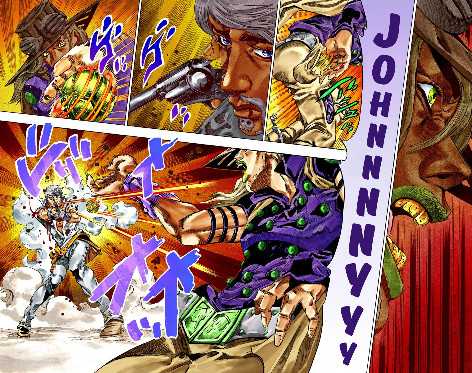 Read JoJo's Bizarre Adventure Part 7 Steel Ball Run Official Colored FR Manga Online
