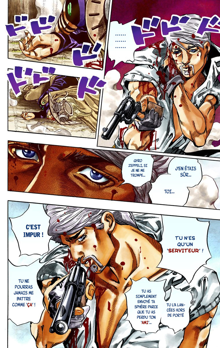 Read JoJo's Bizarre Adventure Part 7 Steel Ball Run Official Colored FR Manga Online