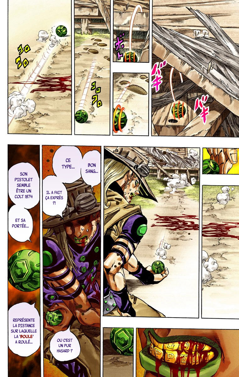 Read JoJo's Bizarre Adventure Part 7 Steel Ball Run Official Colored FR Manga Online