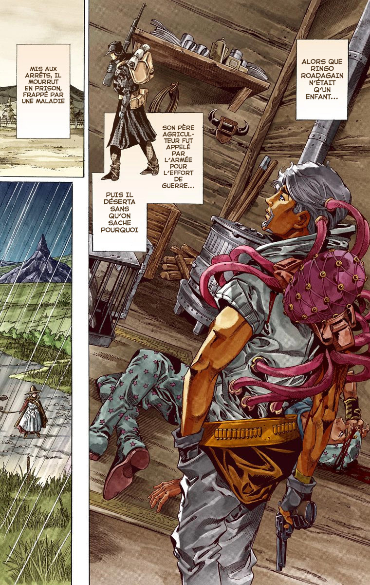 Read JoJo's Bizarre Adventure Part 7 Steel Ball Run Official Colored FR Manga Online