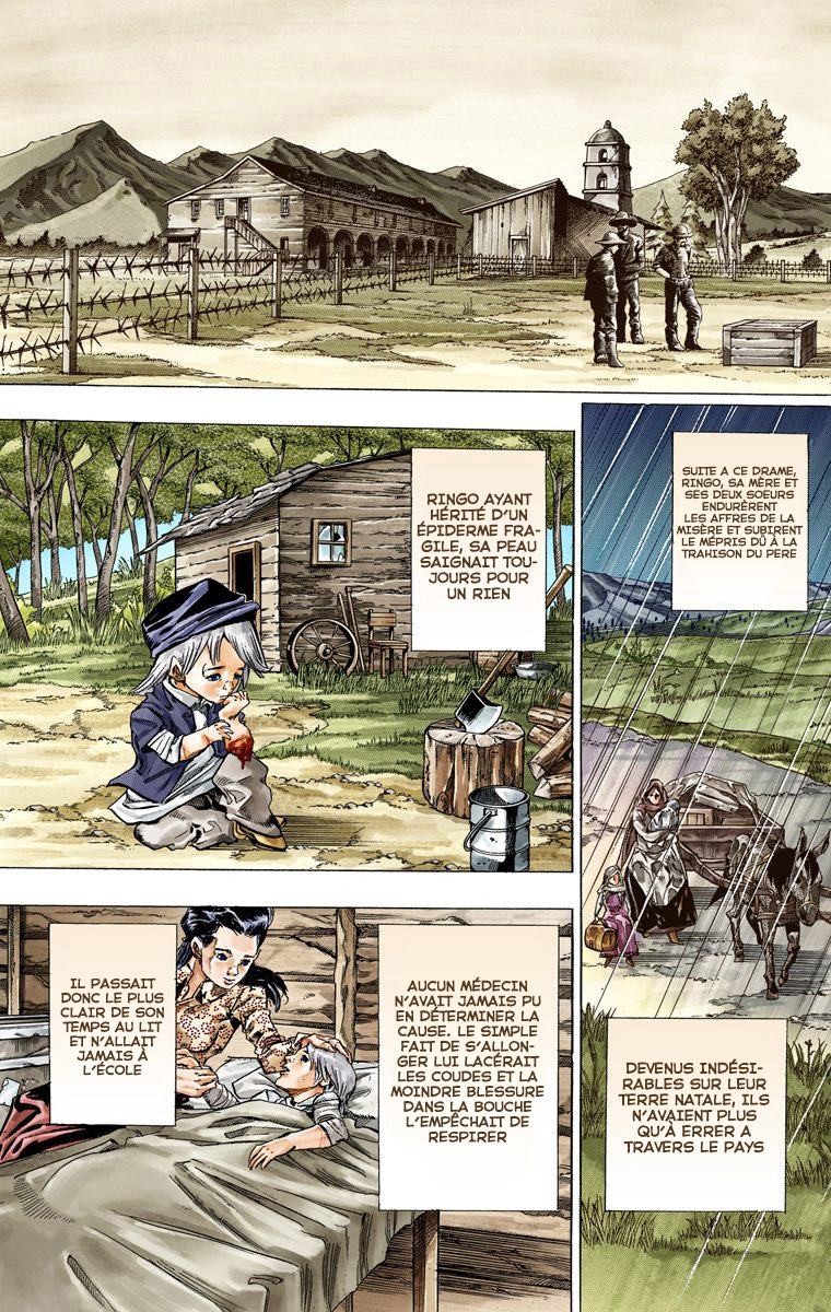Read JoJo's Bizarre Adventure Part 7 Steel Ball Run Official Colored FR Manga Online