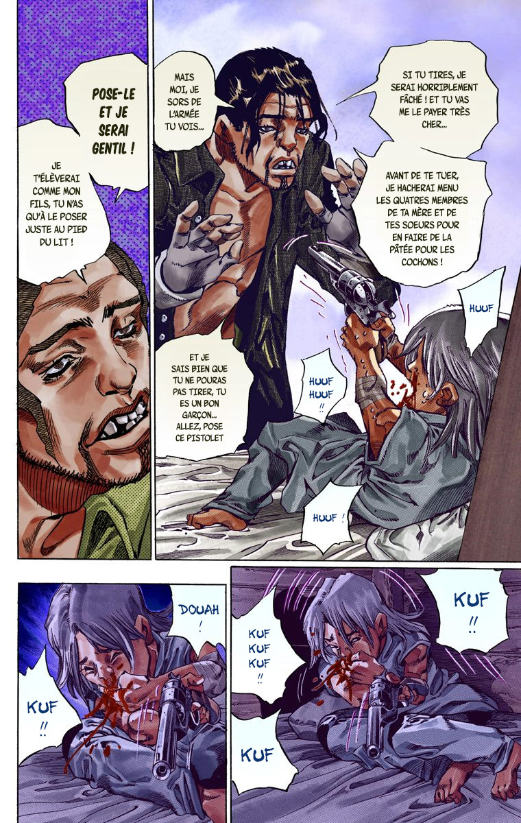Read JoJo's Bizarre Adventure Part 7 Steel Ball Run Official Colored FR Manga Online
