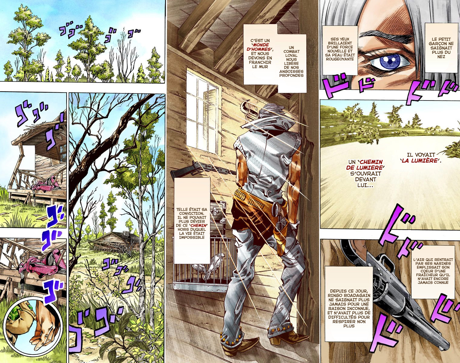 Read JoJo's Bizarre Adventure Part 7 Steel Ball Run Official Colored FR Manga Online