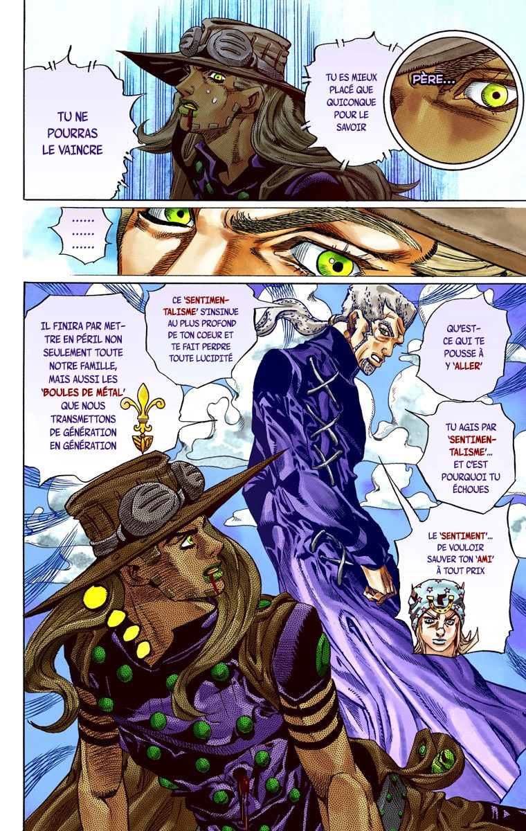 Read JoJo's Bizarre Adventure Part 7 Steel Ball Run Official Colored FR Manga Online