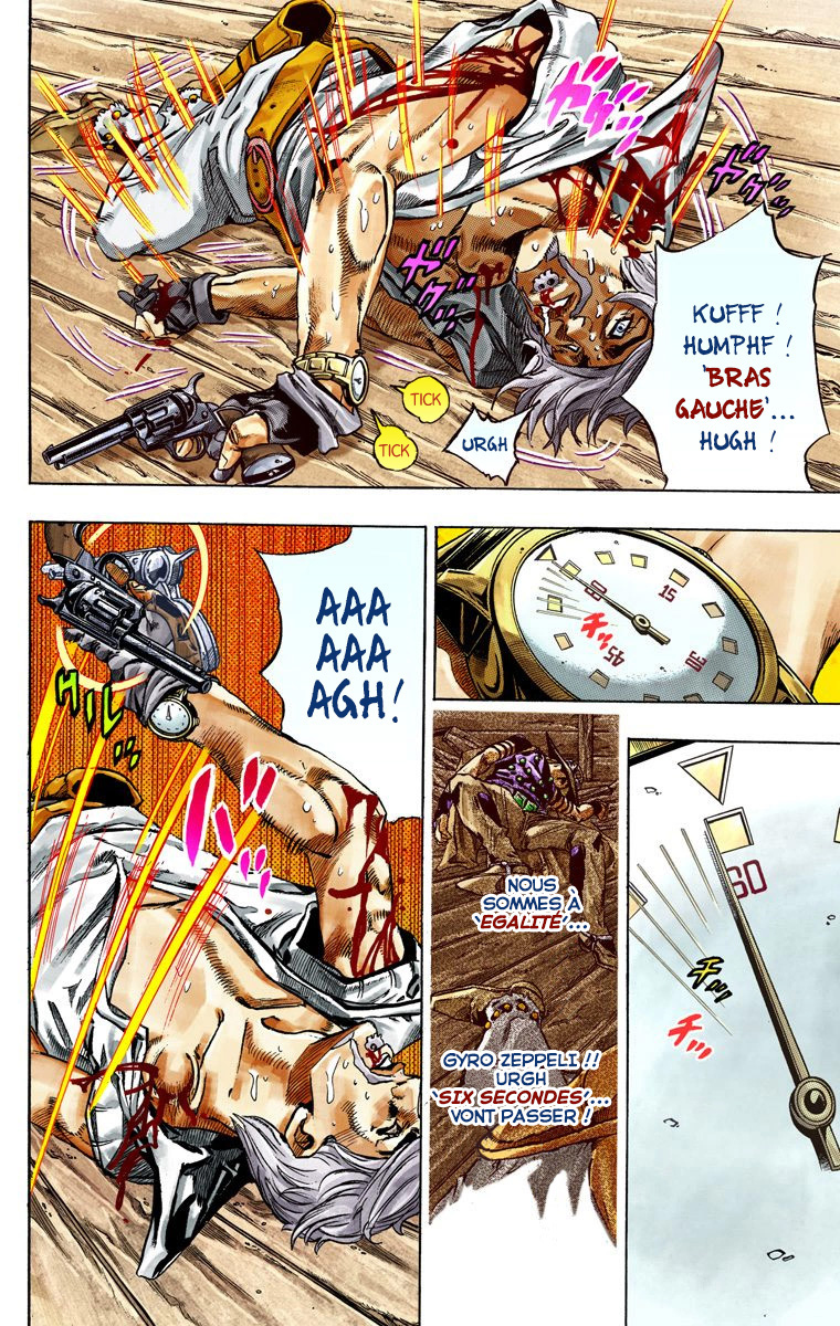 Read JoJo's Bizarre Adventure Part 7 Steel Ball Run Official Colored FR Manga Online