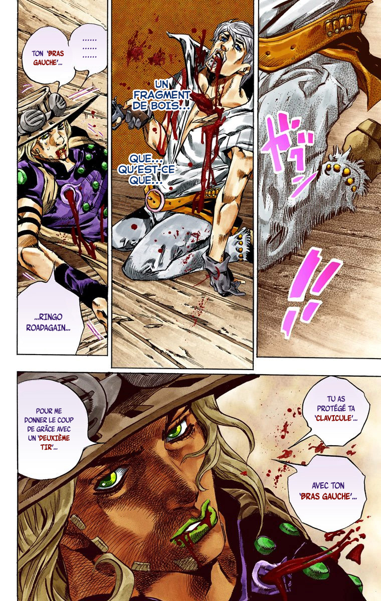 Read JoJo's Bizarre Adventure Part 7 Steel Ball Run Official Colored FR Manga Online