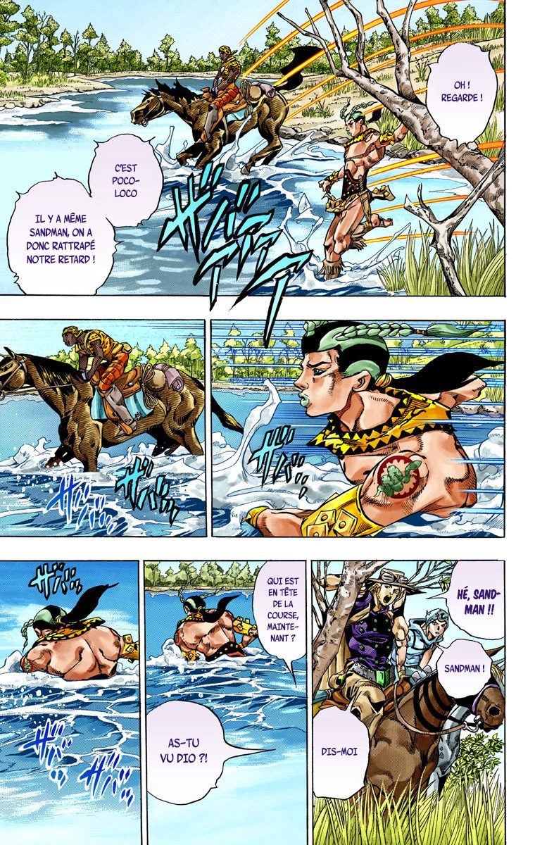 Read JoJo's Bizarre Adventure Part 7 Steel Ball Run Official Colored FR Manga Online