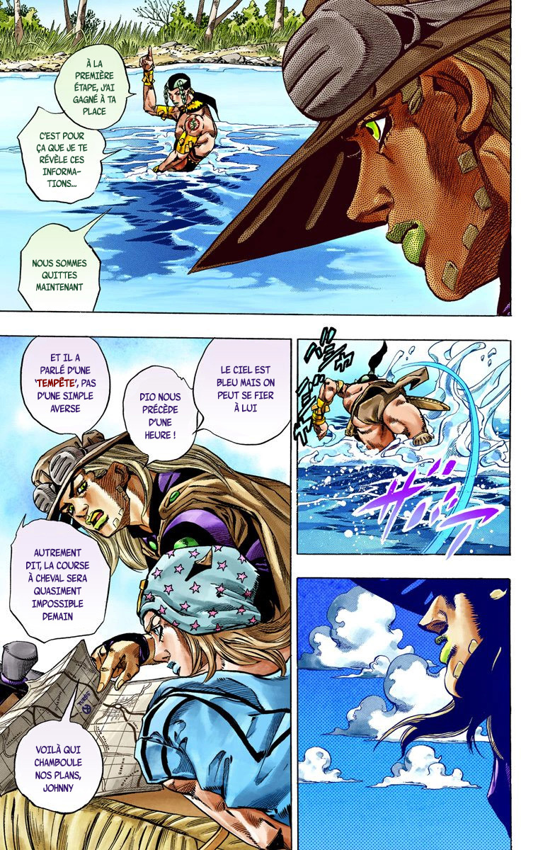 Read JoJo's Bizarre Adventure Part 7 Steel Ball Run Official Colored FR Manga Online