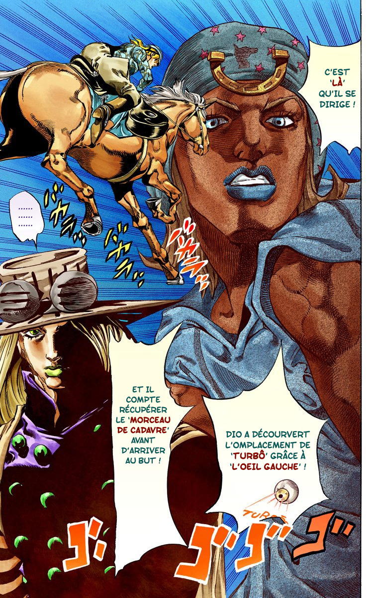 Read JoJo's Bizarre Adventure Part 7 Steel Ball Run Official Colored FR Manga Online