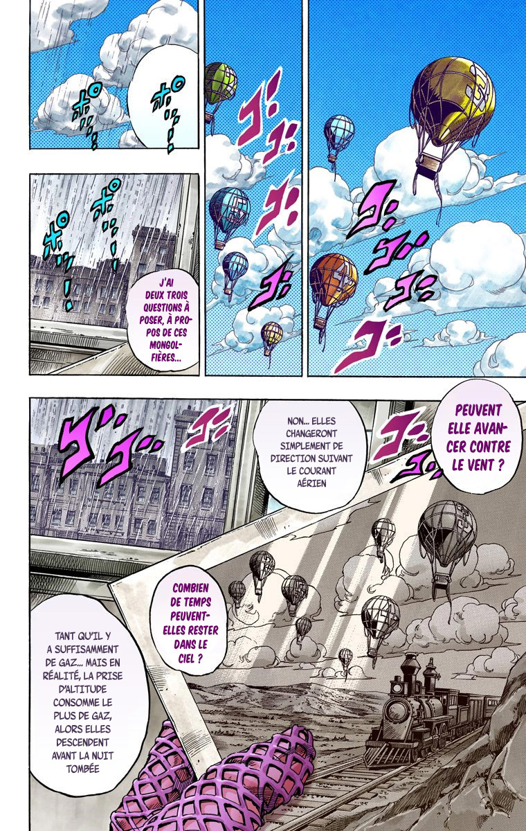 Read JoJo's Bizarre Adventure Part 7 Steel Ball Run Official Colored FR Manga Online