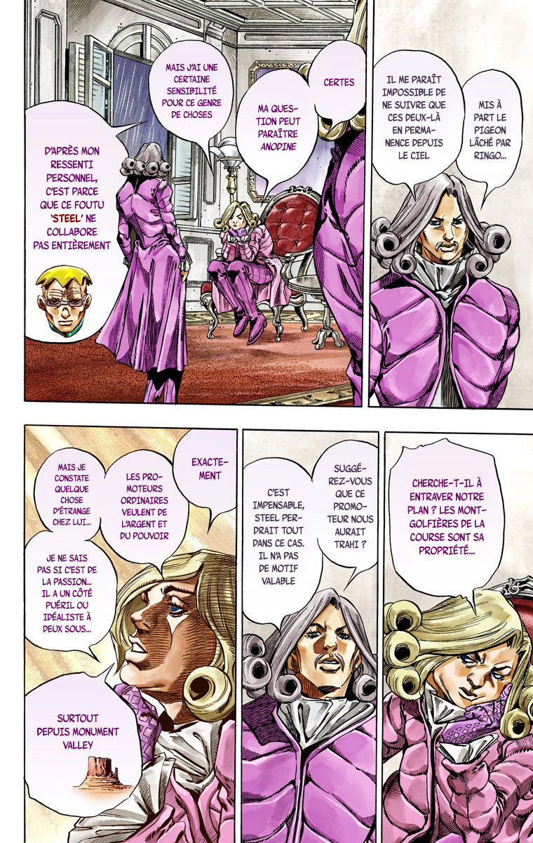 Read JoJo's Bizarre Adventure Part 7 Steel Ball Run Official Colored FR Manga Online