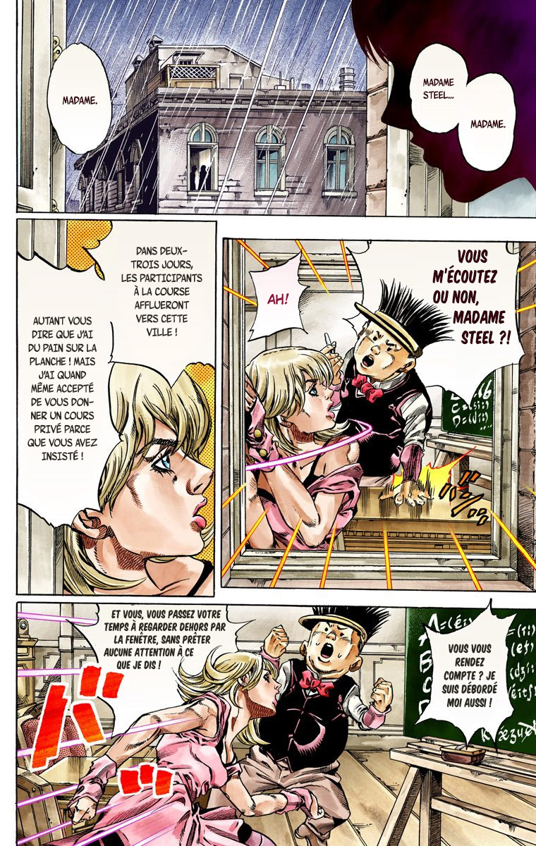 Read JoJo's Bizarre Adventure Part 7 Steel Ball Run Official Colored FR Manga Online