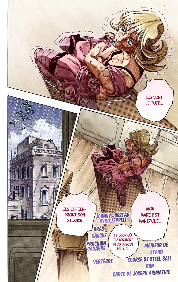 Read JoJo's Bizarre Adventure Part 7 Steel Ball Run Official Colored FR Manga Online