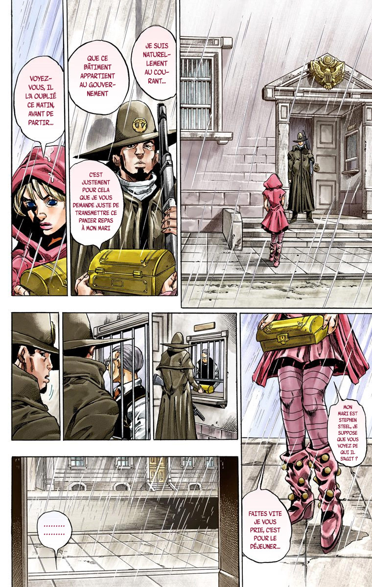 Read JoJo's Bizarre Adventure Part 7 Steel Ball Run Official Colored FR Manga Online