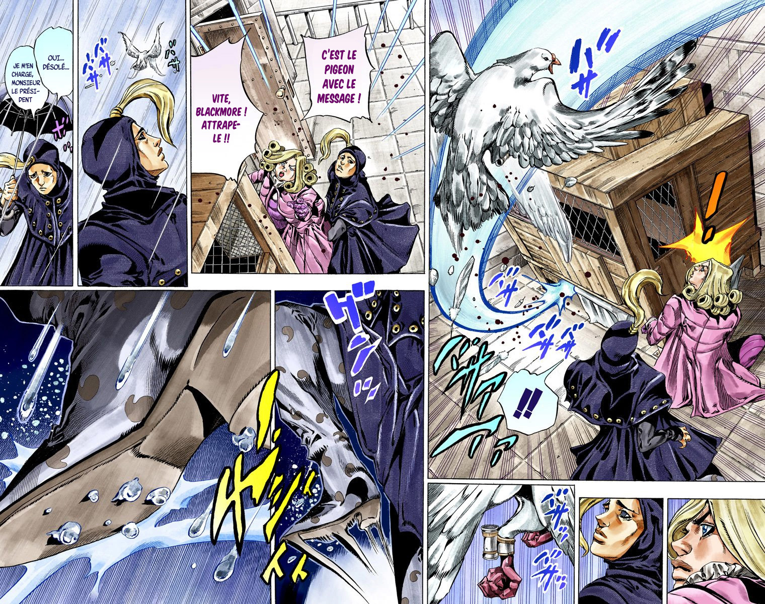 Read JoJo's Bizarre Adventure Part 7 Steel Ball Run Official Colored FR Manga Online