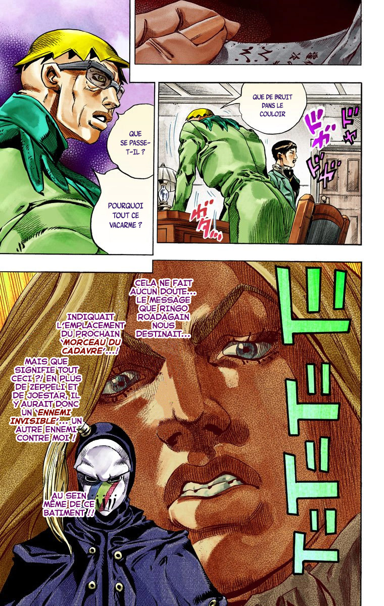 Read JoJo's Bizarre Adventure Part 7 Steel Ball Run Official Colored FR Manga Online