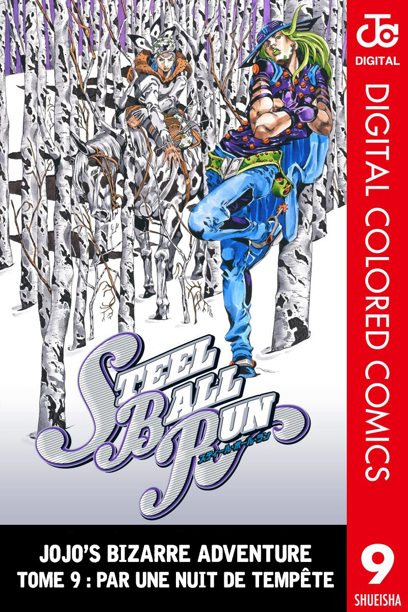 Read JoJo's Bizarre Adventure Part 7 Steel Ball Run Official Colored FR Manga Online