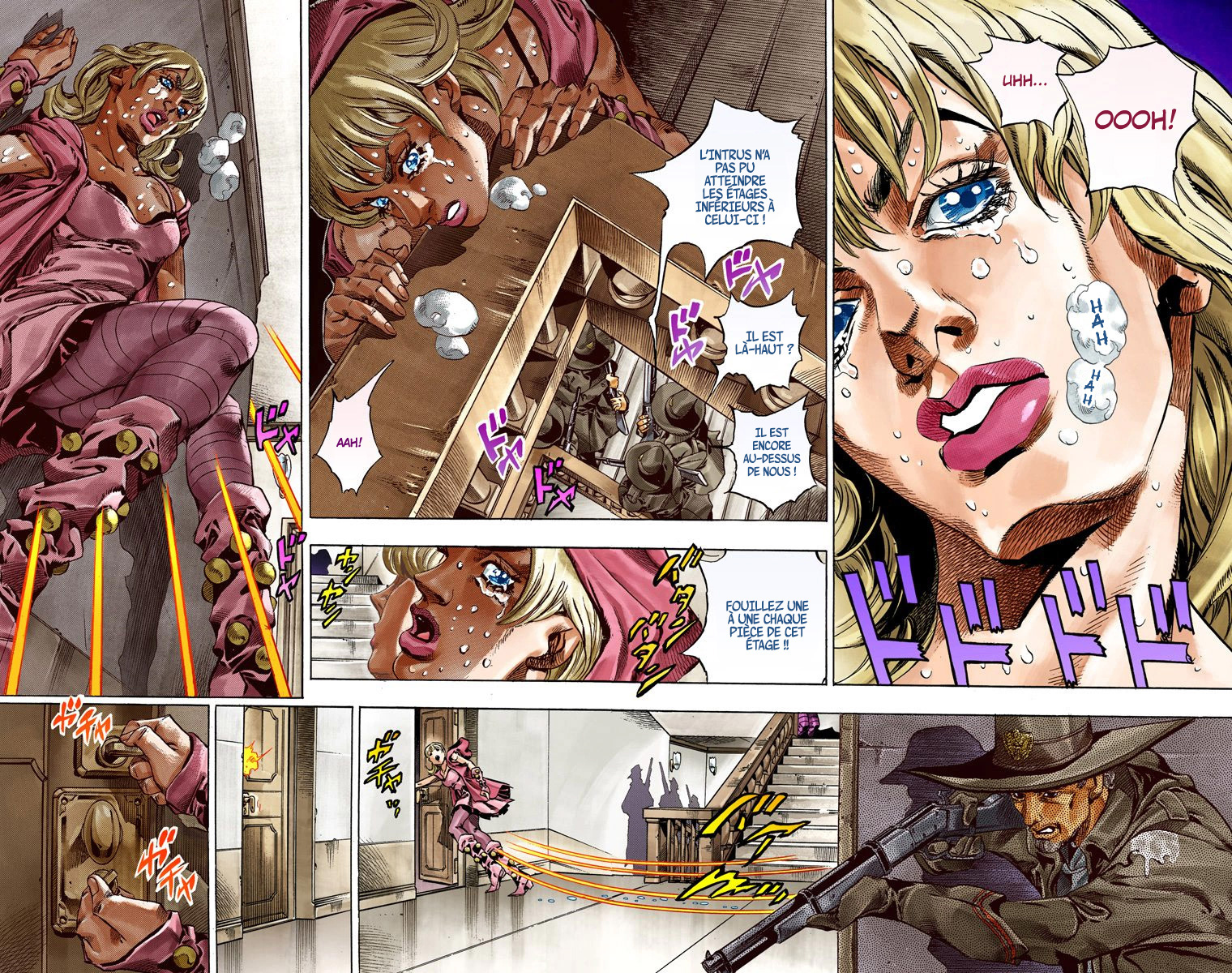 Read JoJo's Bizarre Adventure Part 7 Steel Ball Run Official Colored FR Manga Online