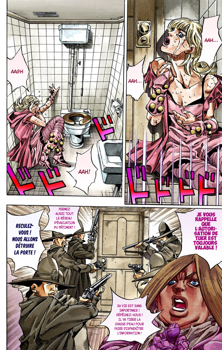 Read JoJo's Bizarre Adventure Part 7 Steel Ball Run Official Colored FR Manga Online