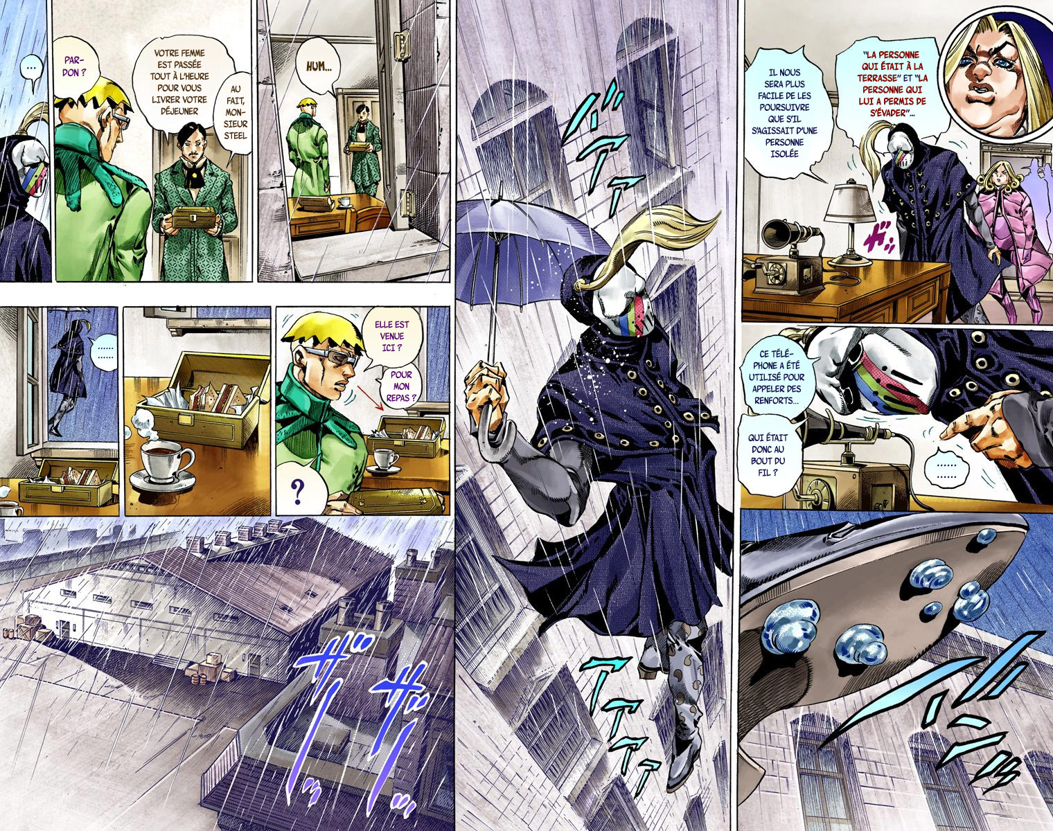 Read JoJo's Bizarre Adventure Part 7 Steel Ball Run Official Colored FR Manga Online