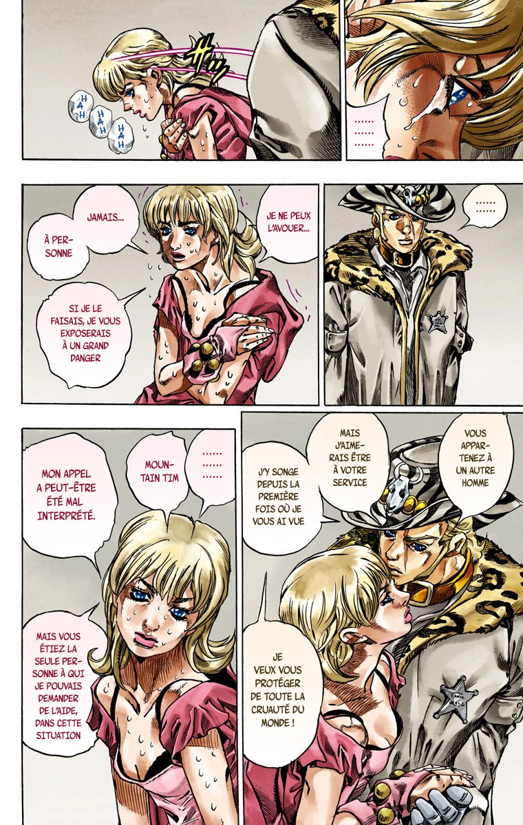 Read JoJo's Bizarre Adventure Part 7 Steel Ball Run Official Colored FR Manga Online