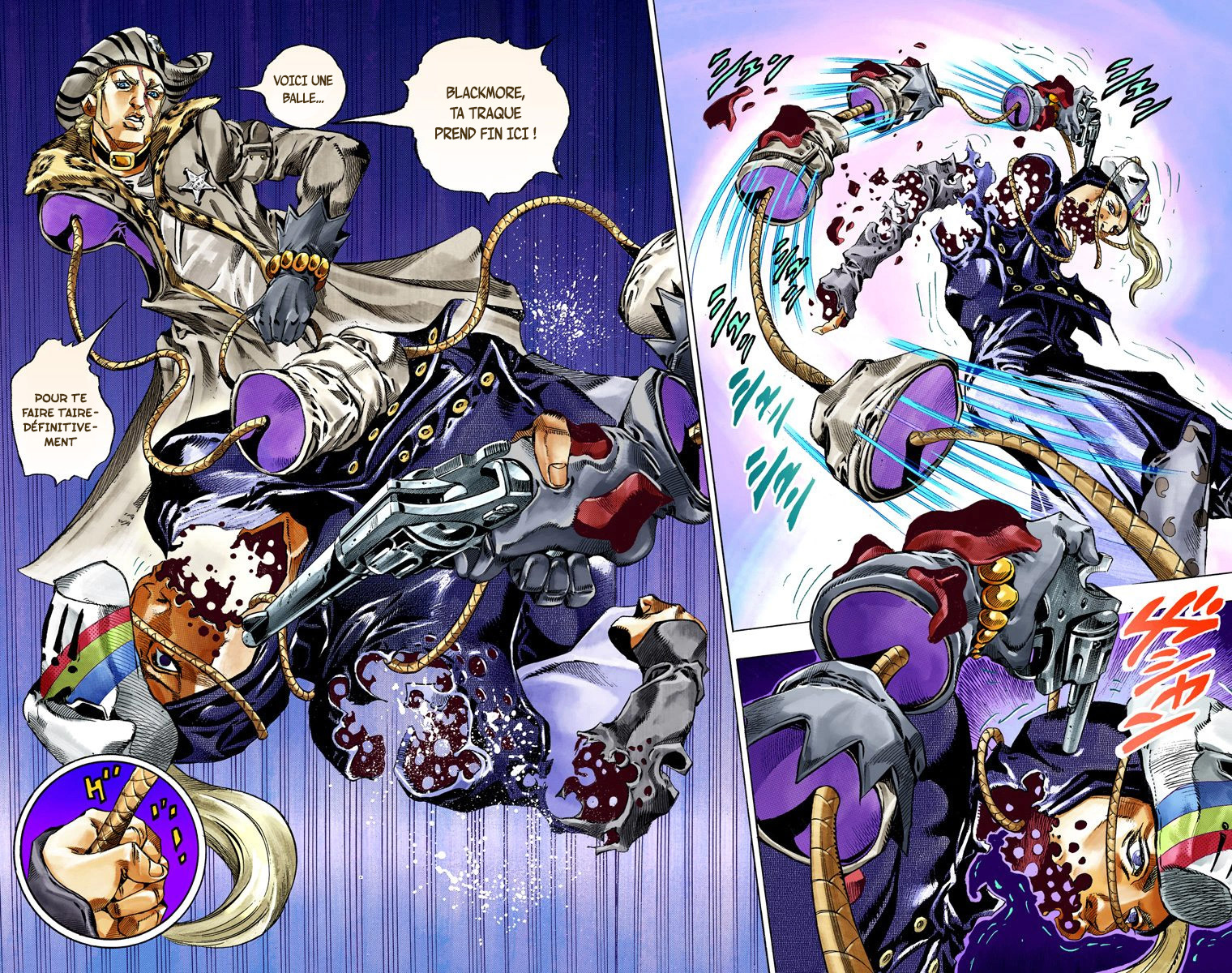 Read JoJo's Bizarre Adventure Part 7 Steel Ball Run Official Colored FR Manga Online