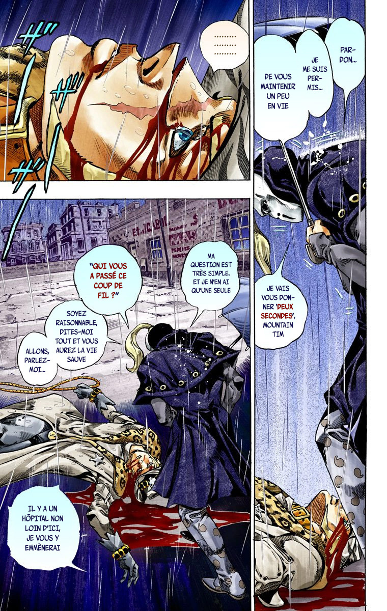 Read JoJo's Bizarre Adventure Part 7 Steel Ball Run Official Colored FR Manga Online