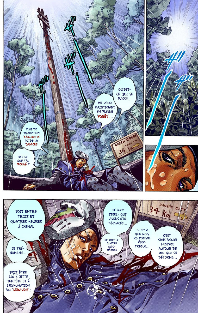 Read JoJo's Bizarre Adventure Part 7 Steel Ball Run Official Colored FR Manga Online