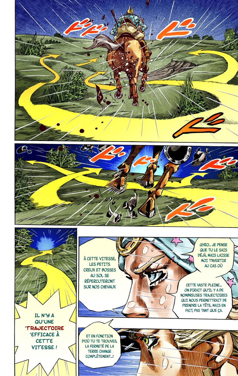 Read JoJo's Bizarre Adventure Part 7 Steel Ball Run Official Colored FR Manga Online