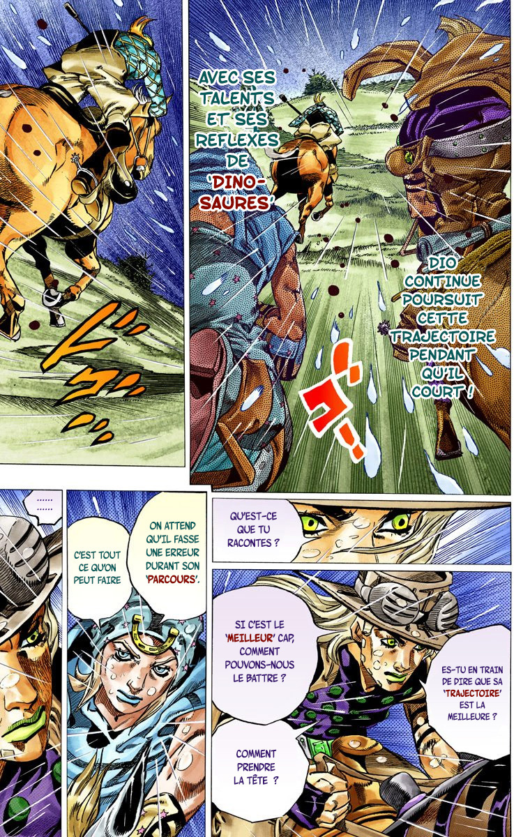 Read JoJo's Bizarre Adventure Part 7 Steel Ball Run Official Colored FR Manga Online