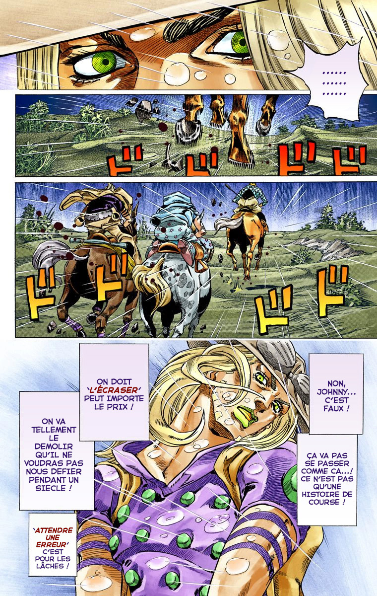 Read JoJo's Bizarre Adventure Part 7 Steel Ball Run Official Colored FR Manga Online