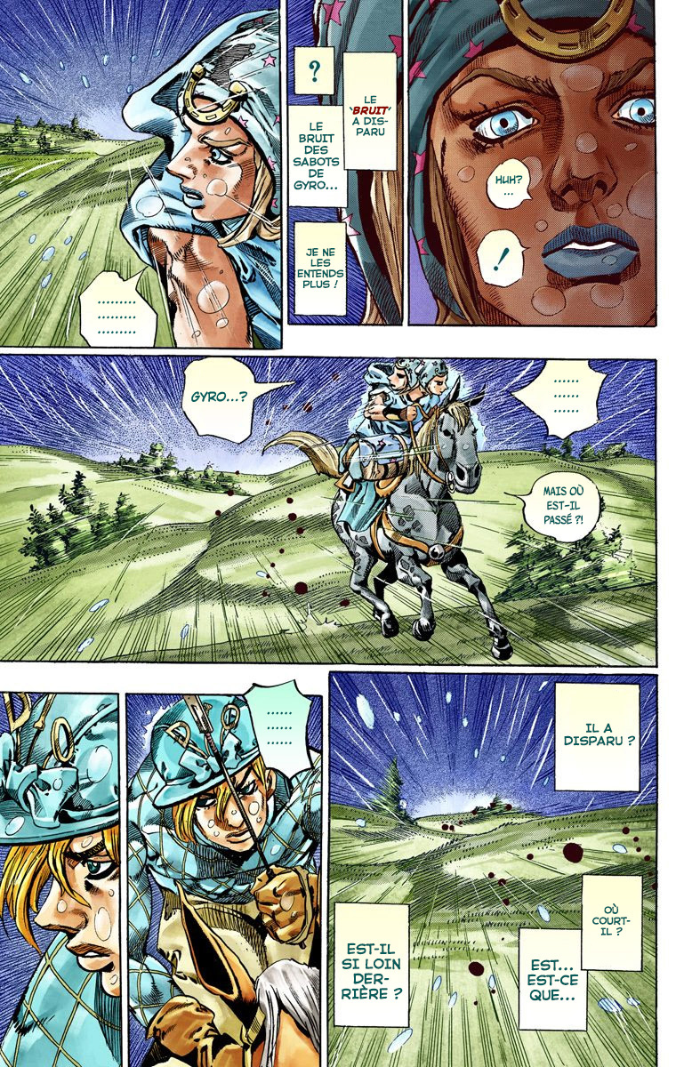 Read JoJo's Bizarre Adventure Part 7 Steel Ball Run Official Colored FR Manga Online