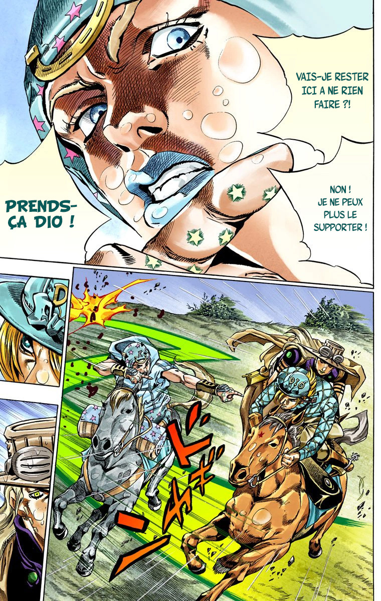 Read JoJo's Bizarre Adventure Part 7 Steel Ball Run Official Colored FR Manga Online