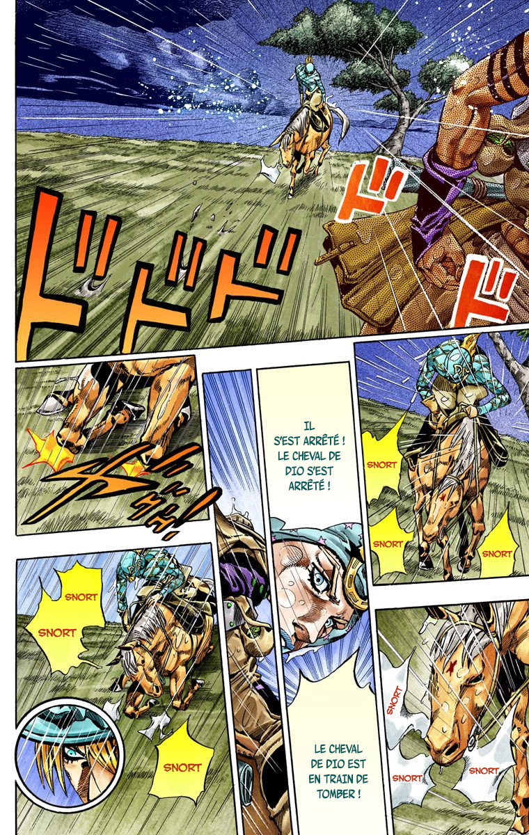 Read JoJo's Bizarre Adventure Part 7 Steel Ball Run Official Colored FR Manga Online