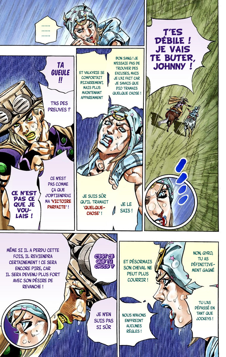 Read JoJo's Bizarre Adventure Part 7 Steel Ball Run Official Colored FR Manga Online