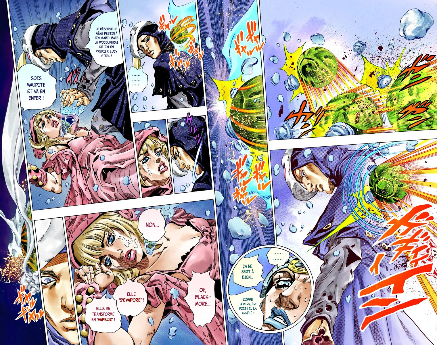 Read JoJo's Bizarre Adventure Part 7 Steel Ball Run Official Colored FR Manga Online