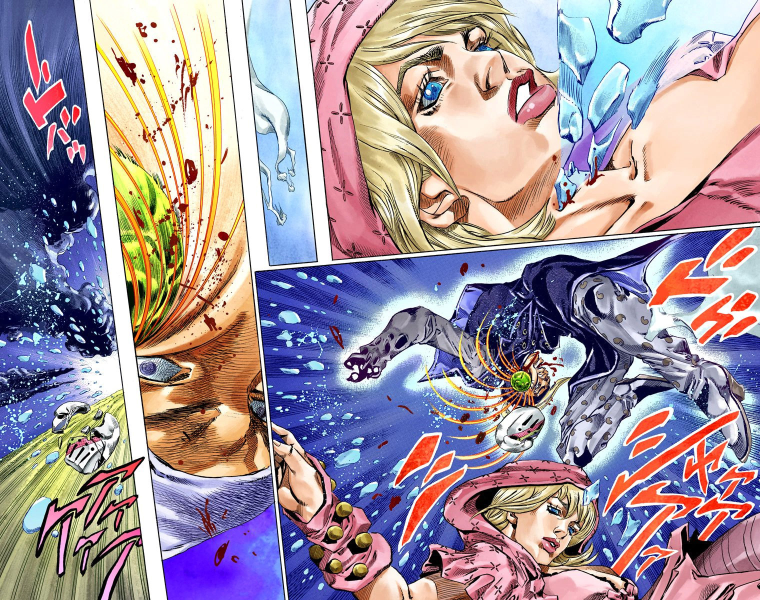 Read JoJo's Bizarre Adventure Part 7 Steel Ball Run Official Colored FR Manga Online