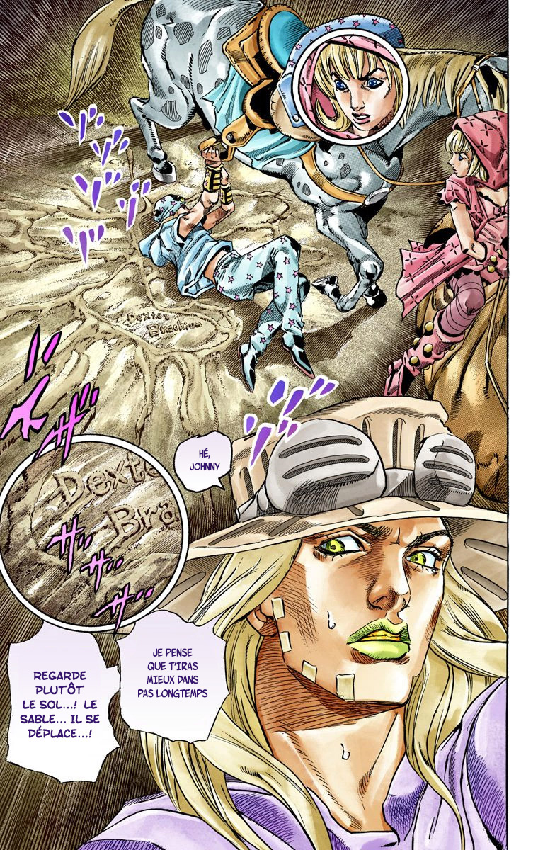 Read JoJo's Bizarre Adventure Part 7 Steel Ball Run Official Colored FR Manga Online