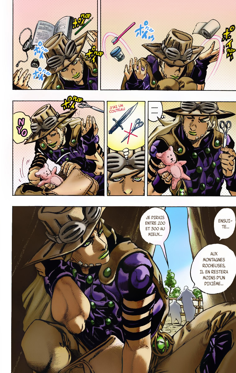 Read JoJo's Bizarre Adventure Part 7 Steel Ball Run Official Colored FR Manga Online