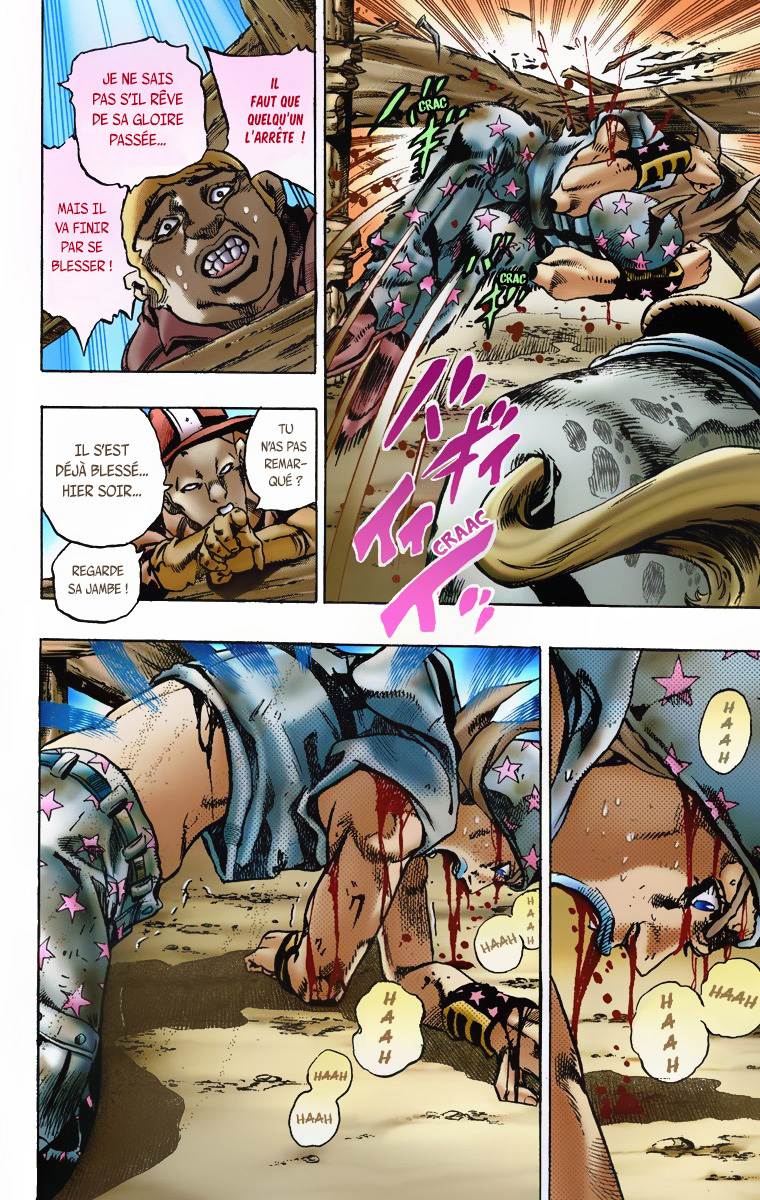 Read JoJo's Bizarre Adventure Part 7 Steel Ball Run Official Colored FR Manga Online