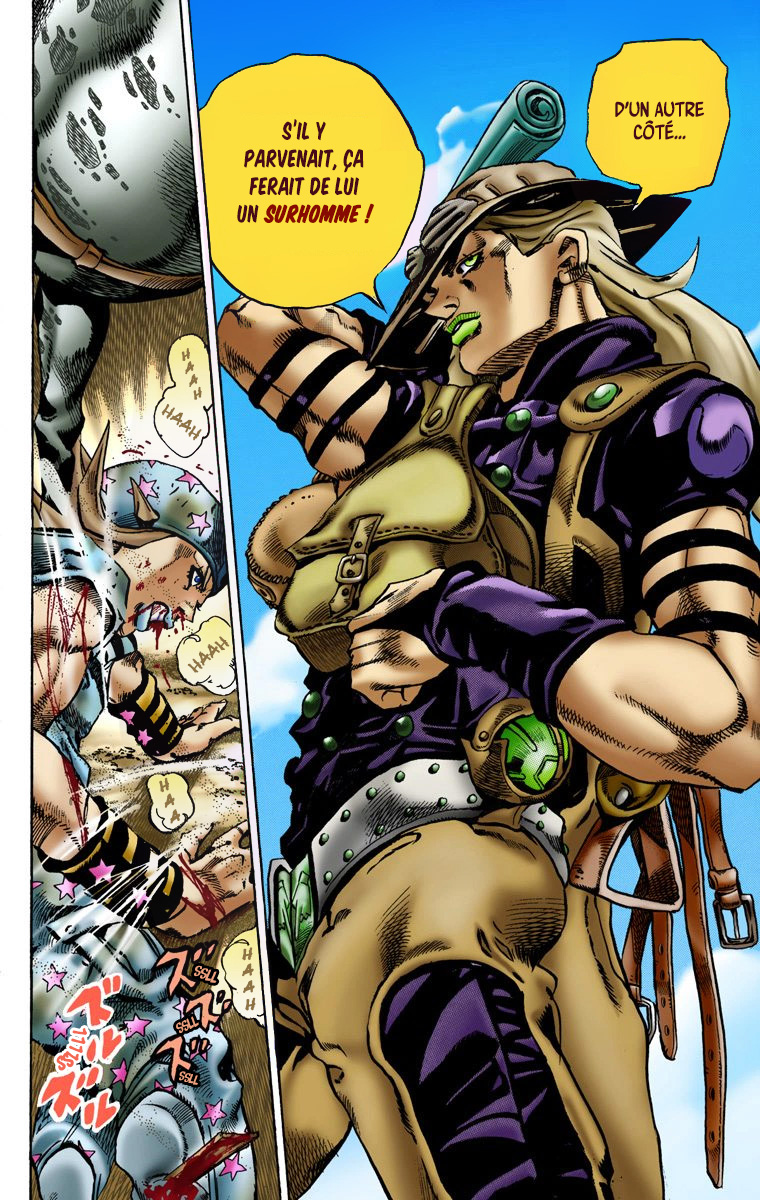 Read JoJo's Bizarre Adventure Part 7 Steel Ball Run Official Colored FR Manga Online