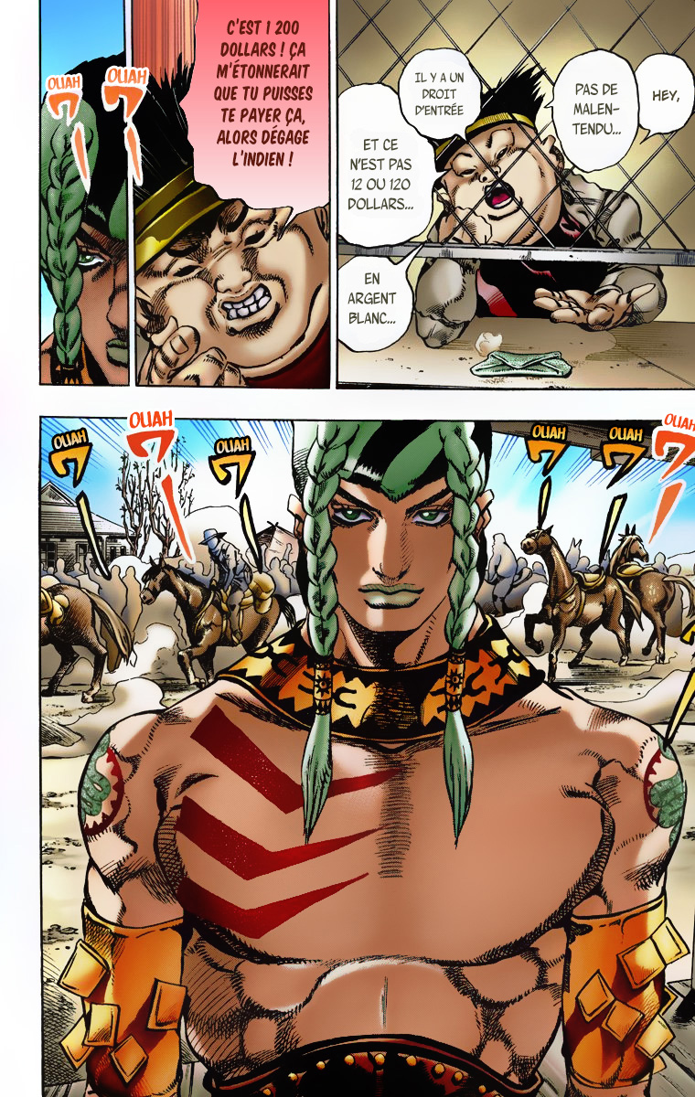 Read JoJo's Bizarre Adventure Part 7 Steel Ball Run Official Colored FR Manga Online