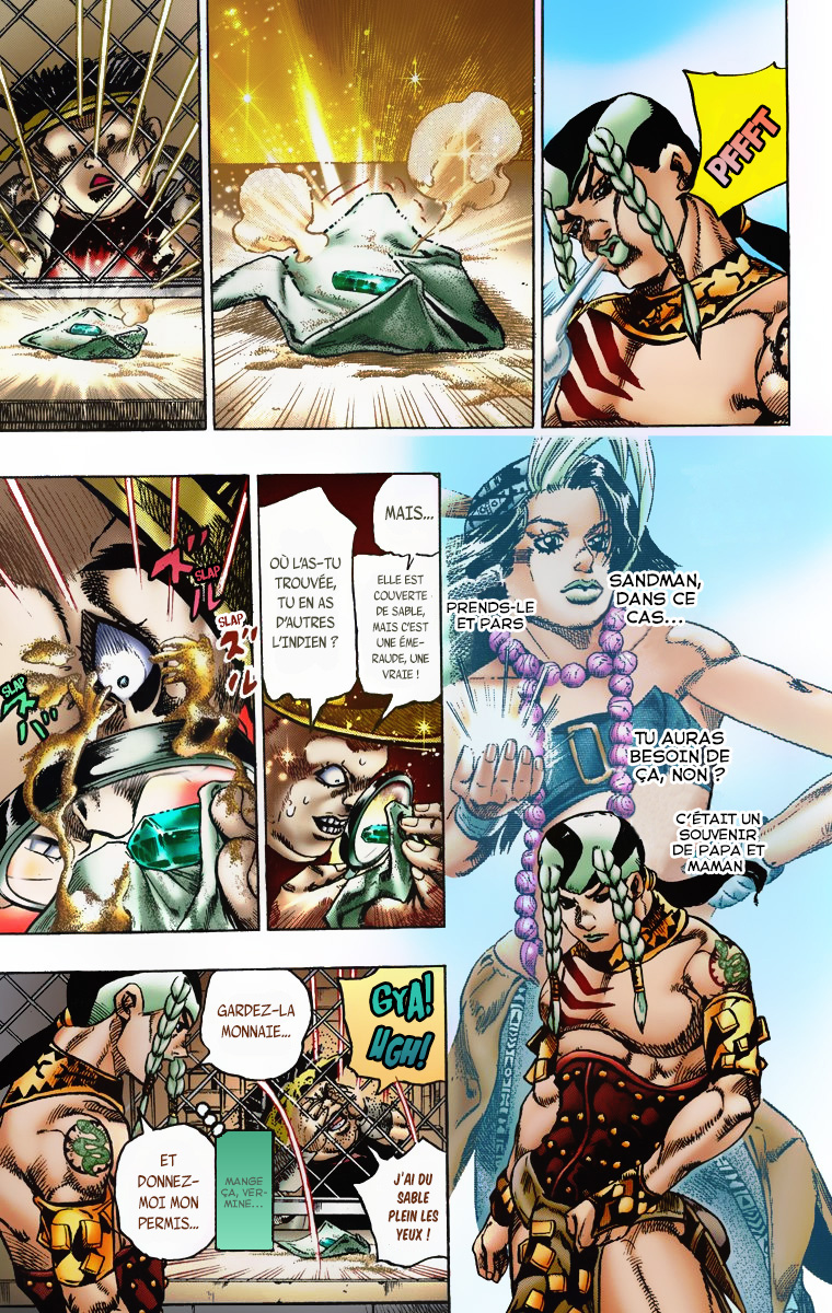 Read JoJo's Bizarre Adventure Part 7 Steel Ball Run Official Colored FR Manga Online
